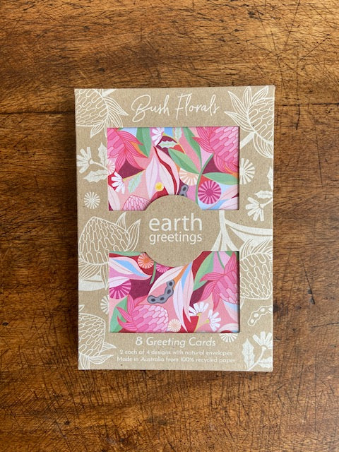 bush florals card pack