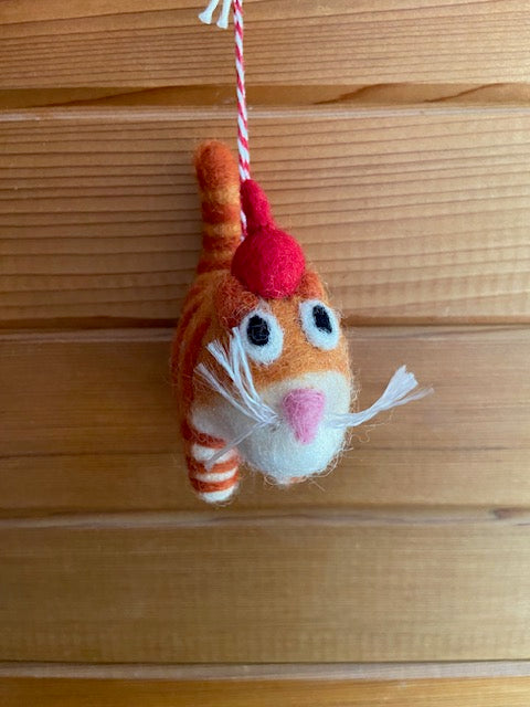 ginger cat ornament