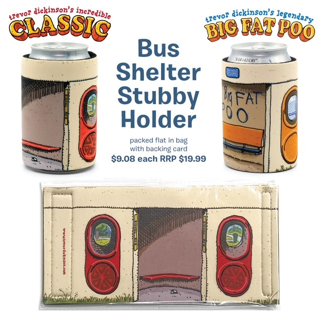 bus shelter drink holder