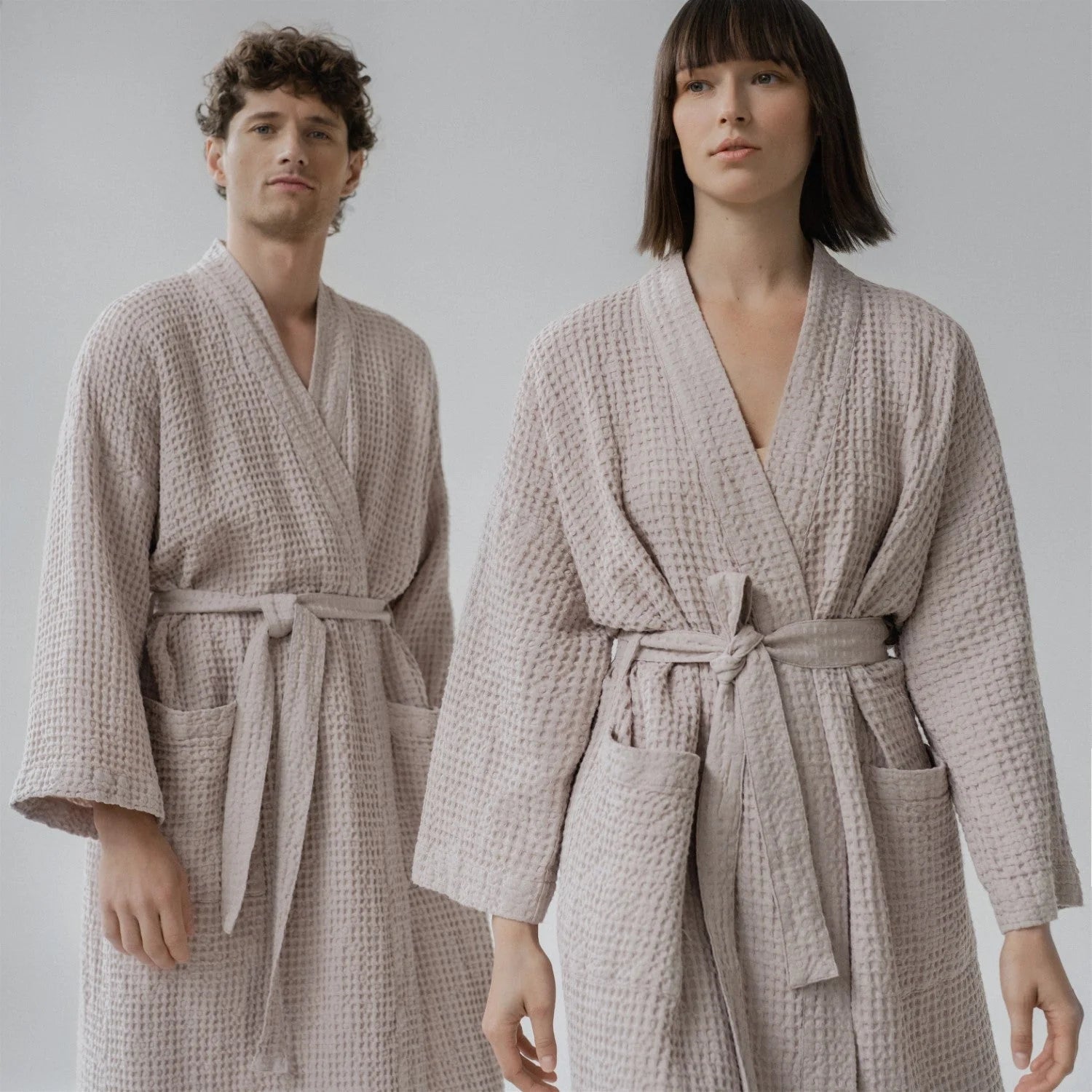 honeycomb waffle bathrobe
