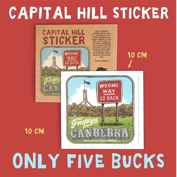 canberra sticker