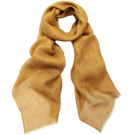 zara linen scarf