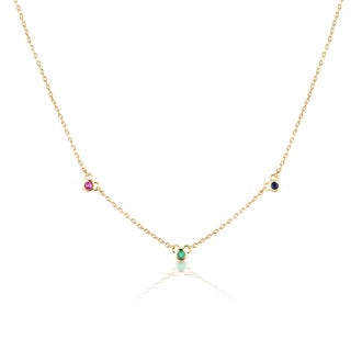 trilogy satellite rainbow necklace